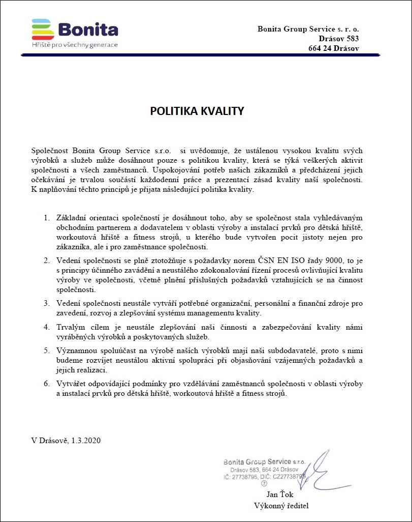 certifikát ISO