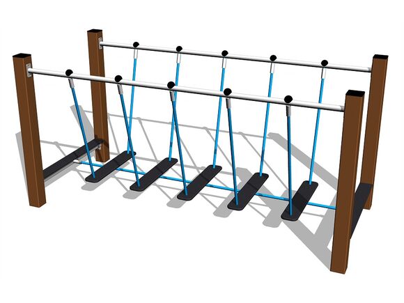 Balanční lanová lávka - hnědá (v.p. 1 m)