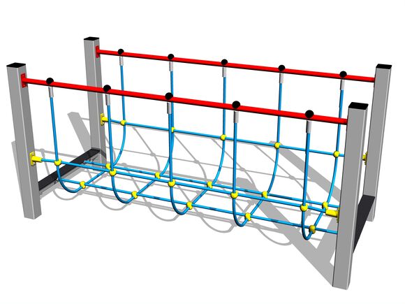 Balanční lanová lávka - stříbrná (v.p. 1 m)