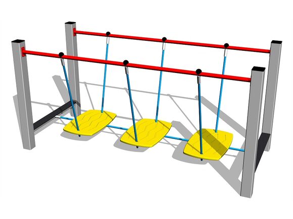 Balanční lanová lávka - stříbrná (v.p. 1 m)