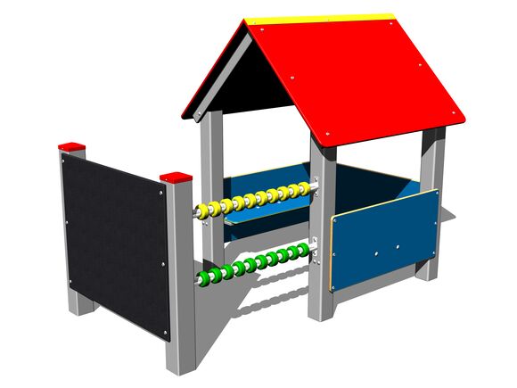 Domeček DO202KS - stříbrný