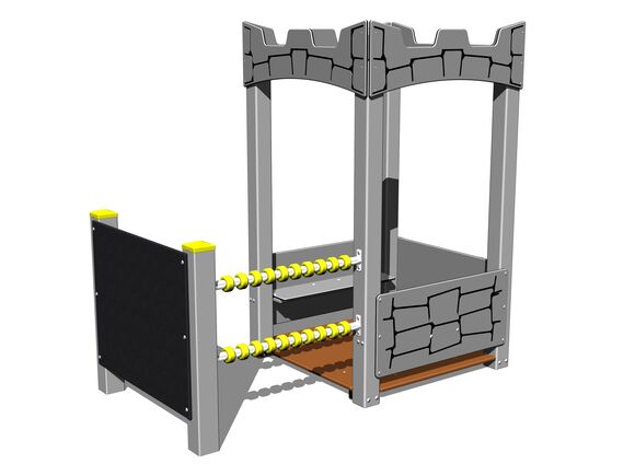 Domeček DO250KS - stříbrná