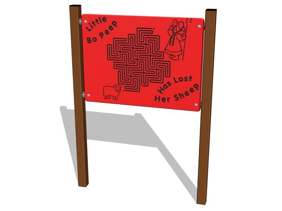 Edukační panel - Bludiště EDP6123KW - hnědá