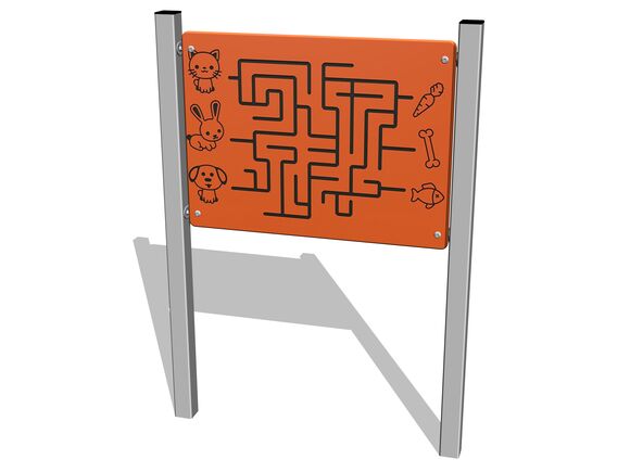 Edukační panel - Bludiště EDP6127KS - stříbrná