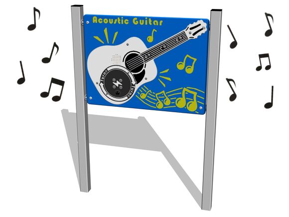 Edukační panel - Kytara EDP6130KS - stříbrná