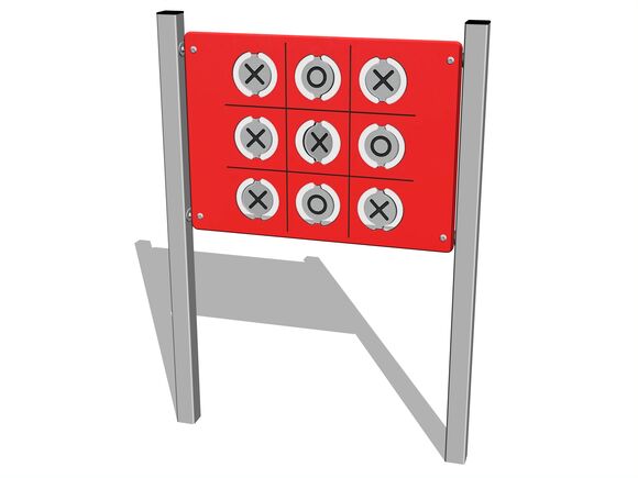 Edukační panel - Piškvorky - stříbrná