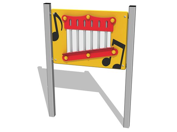 Edukační panel - Zvonkohra EDP6133KS - stříbrná