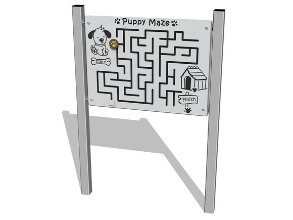 Edukační panel - Štěněcí bludiště EDP6102KS - stříbrná