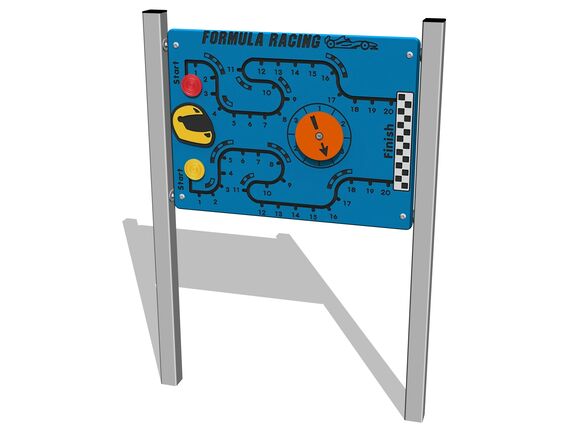 Edukační panel - Závody F1 EDP6107KS - stříbrná