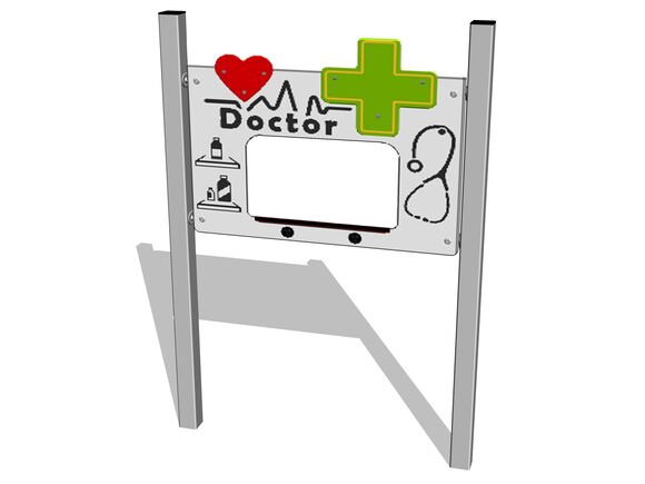 Edukační panel - Doktor EDP6111KS - stříbrná