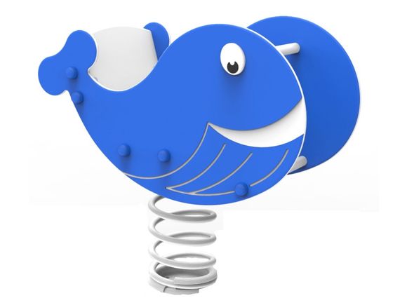 Houpadlo na pružině - VELRYBA HPN0231K (verze s opěradlem)