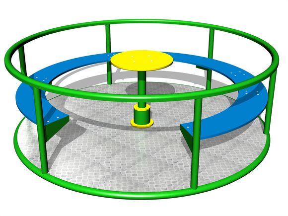 Kolotoč na sezení KON0004KG (průměr 1,85 m) - zelený
