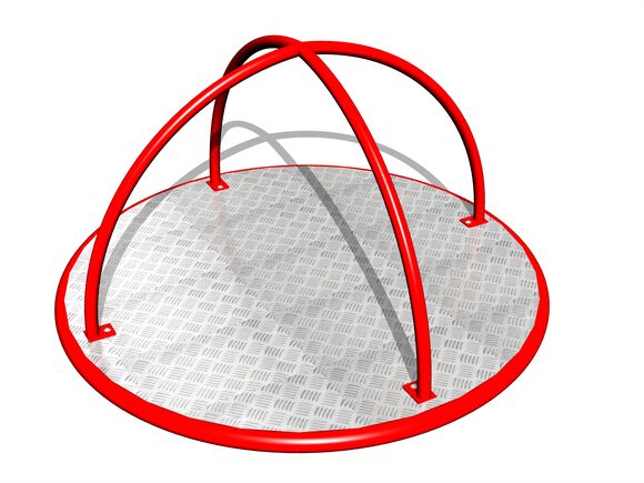 Kolotoč na stání KON0005KR (průměr 1,25 m) - červený