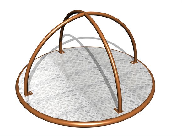 Kolotoč na stání KON0005KW (průměr 1,25 m) - hnědý