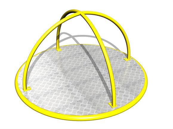 Kolotoč na stání KON0005KY (průměr 1,25 m) - žlutý