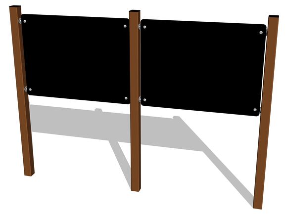 Kreslicí dvojtabule oboustranná MIDI/MIDI TKV6200KW - hnědá