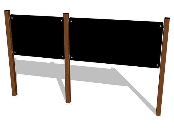 Kreslicí dvojtabule oboustranná MAXI/MIDI TKV6220KW - hnědá