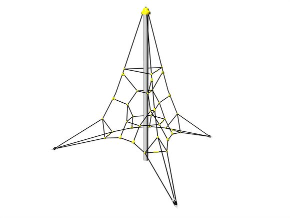 Lanová pyramida PY3350K (v.p. 1 m, s 3 napínacími zámky)