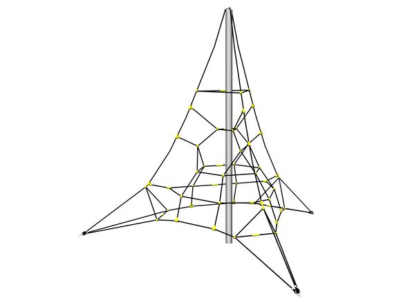 Lanová pyramida PY3400K (v.p. 1 m, s 3 napínacími zámky)