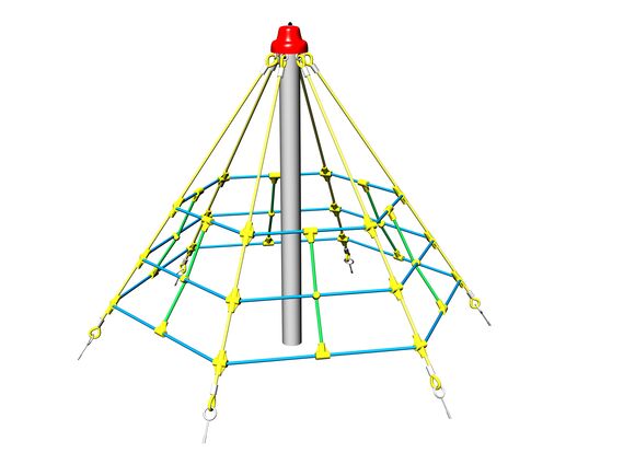 Lanová pyramida PY621K (v.p. 1 m, se 6-ti nap. zámky)