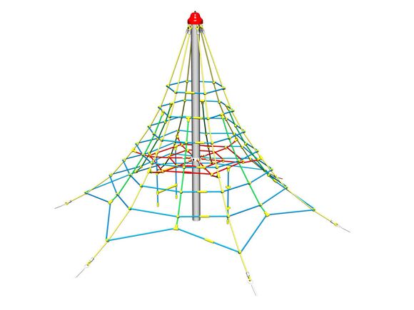 Lanová pyramida PY630K (v.p. 1 m, se 6-ti napínacími zámky)