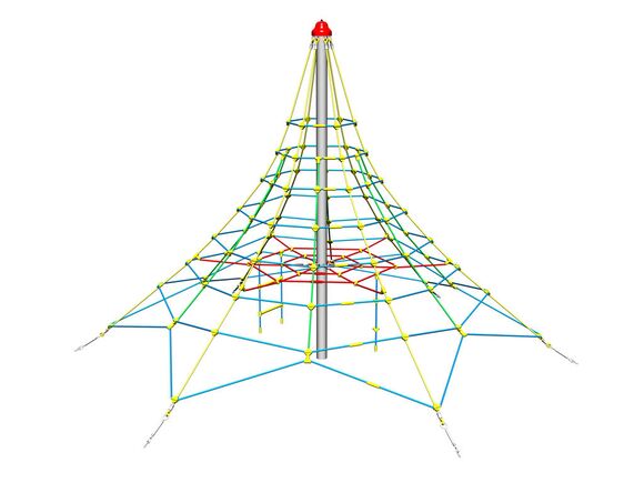 Lanová pyramida PY635K (v.p. 1 m, se 6-ti napínacími zámky)