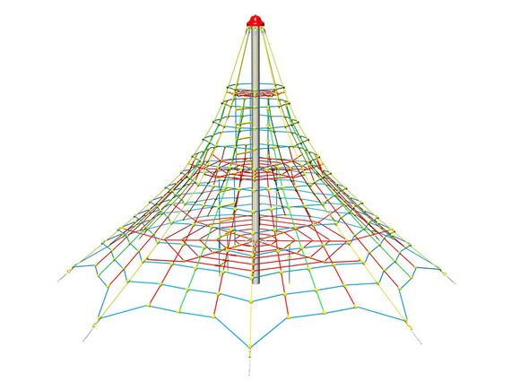 Lanová pyramida PY855K (v.p. 1 m, s 8-mi napínacími zámky)