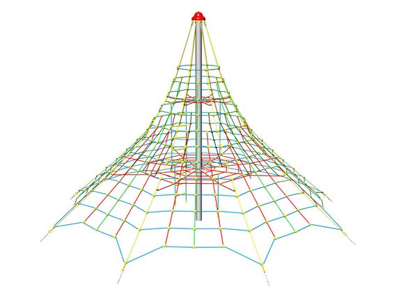 Lanová pyramida PY855K (v.p. 1,5 m, s 8-mi napínacími zámky)