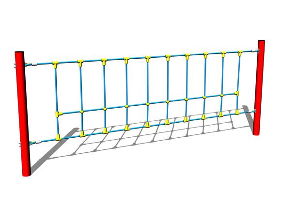 Lanová síť LP010KR - červený (v.p. 1 m)