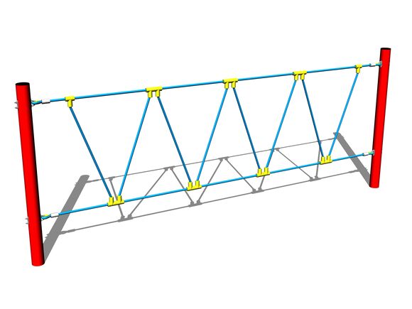Lanová síť LP070KR - červený (v.p. 1 m)