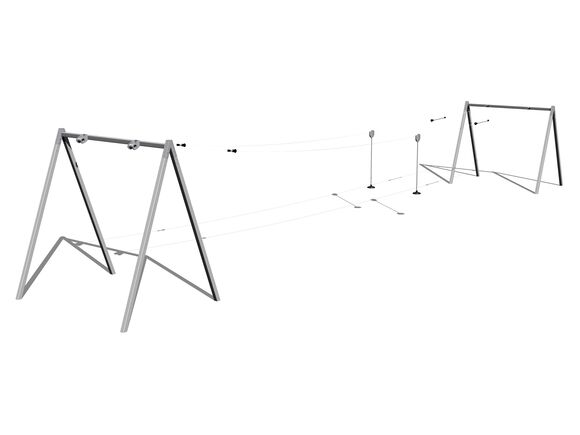 Lanovka áčková LD030K - pozinkovaná