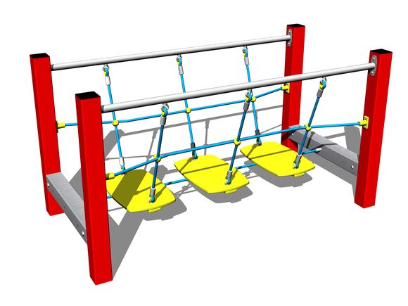Lanová lávka LL103KR - červená