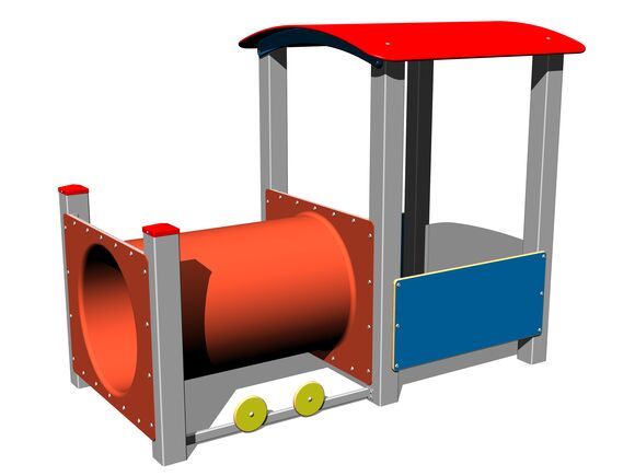 Průlezka - Mašinka MA110KS - stříbrná
