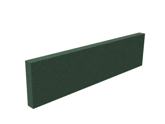 Pryžový obrubník 1000x250x50 mm (zelený)