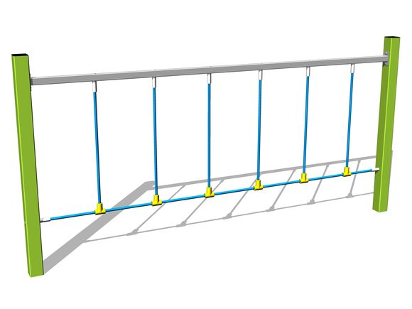 Opičí dráha Překračovací lano - limetková (v.p. 1 m)