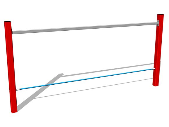 Opičí dráha Balanční lano - červená (v.p. 1 m)