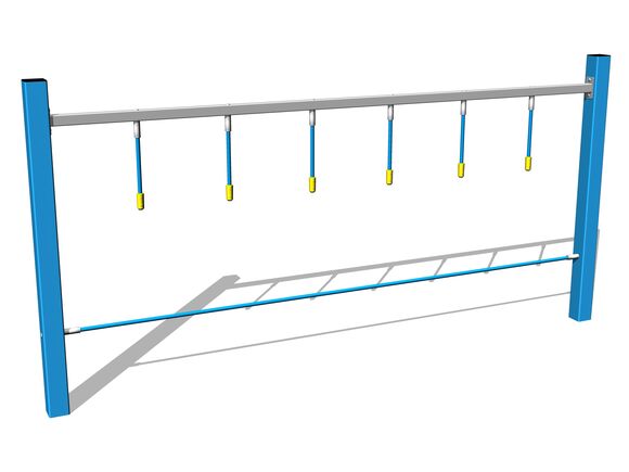Opičí dráha Ručkovací lano - modrá (v.p. 1 m)