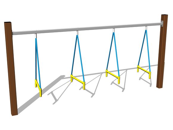 Opičí dráha Věšák - hnědá (v.p. 1 m)