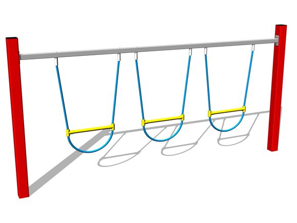Opičí dráha Balanční lanový had - červená (v.p. 1 m)