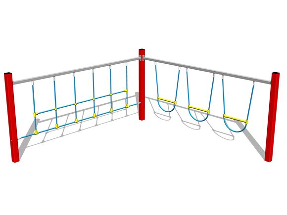 Opičí dráha - červená (v.p. 1 m)
