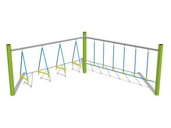Opičí dráha - limetková (v.p. 1 m)