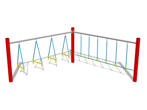 Opičí dráha - červená (v.p. 1 m)