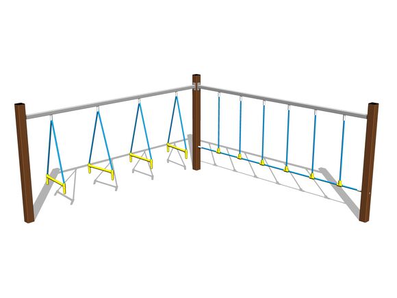 Opičí dráha - hnědá (v.p. 1 m)