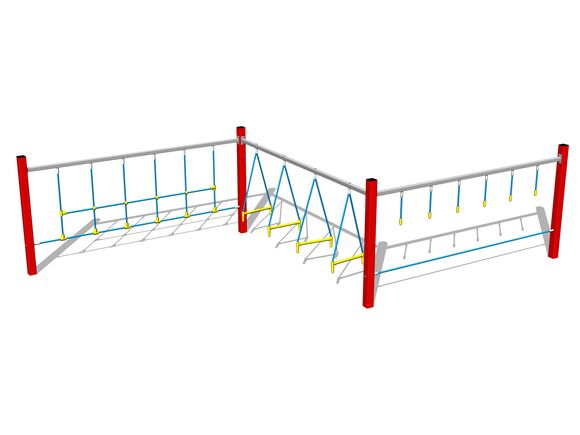 Opičí dráha - červená (v.p. 1 m)