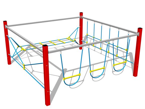 Opičí dráha - červená (v.p. 1 m)