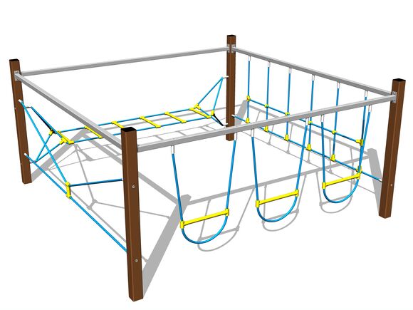 Opičí dráha - hnědá (v.p. 1 m)