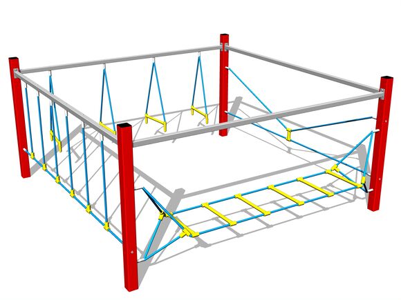 Opičí dráha - červená (v.p. 1 m)