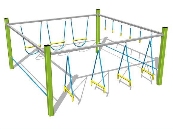 Opičí dráha - limetková (v.p. 1 m)