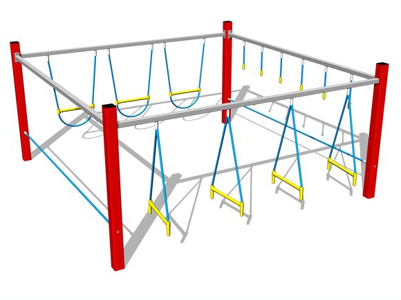 Opičí dráha - červená (v.p. 1 m)