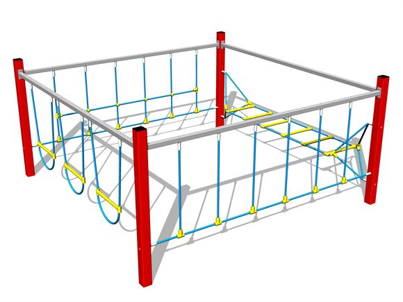 Opičí dráha - červená (v.p. 1 m)